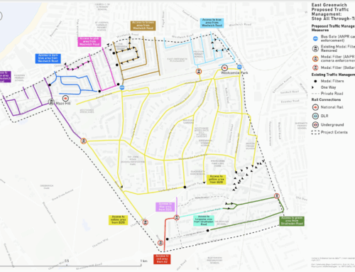 Proposal to make West Greenwich and East Greenwich LTN permanent.