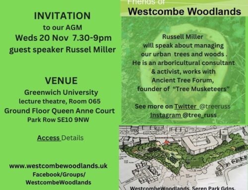 Westcombe Woodlands AGM 20 November